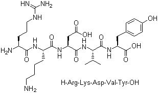 structure of CAS# 69558-55-0, 胸腺五肽