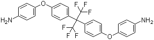 structure of CAS# 69563-88-8, 2,2-双[4-(4-氨基苯氧基)苯基]-1,1,1,3,3,3-六氟丙烷