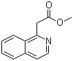 structure of CAS# 69582-93-0, 异喹啉-1-乙酸甲酯