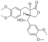 Tupichilignan A molecular structure (CAS 69586-96-5)