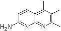 structure of CAS# 69587-84-4, 2-氨基-5,6,7-三甲基-1,8-萘啶