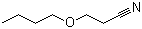 3-丁氧基丙腈分子结构 (CAS 6959-71-3)