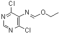 CAS 登录号：6959-83-7, N-(4,6-二氯-5-嘧啶基)亚氨基甲酸乙酯