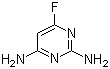 2,4-二氨基-6-氟嘧啶分子结构 (CAS 696-83-3)