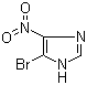 structure of CAS# 6963-65-1, 5-溴-4-硝基咪唑
