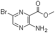 structure of CAS# 6966-01-4, 3-氨基-6-溴吡嗪-2-甲酸甲酯