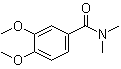 3,4-二甲氧基-N,N-二甲基苯甲酰胺分子结构 (CAS 6967-45-9)