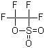 structure of CAS# 697-18-7, Tetrafluoroethane beta-sultone