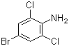 structure of CAS# 697-88-1, 4-Bromo-2,6-dichloroaniline