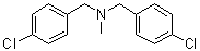 structure of CAS# 6970-85-0, 4-Chloro-N-[(4-chlorophenyl)methyl]-N-methylbenzenemethanamine