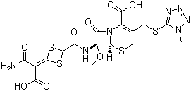 structure of CAS# 69712-56-7, Cefotetan acid