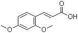 structure of CAS# 6972-61-8, 2,4-二甲氧基肉桂酸