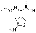 CAS 登录号：69738-64-3, 2-氨基-alpha-(乙氧基亚氨基)-4-噻唑乙酸