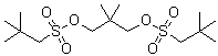 2,2-二甲基-1,3-丙烷二基双(2,2-二甲基-1-丙烷磺酸)酯分子结构 (CAS 6974-33-0)