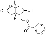 CAS # 69793-37-9, [3aR-(3aalpha,4alpha,5beta,6aalpha)]-4-[(Benzoyloxy)methyl]hexahydro-5-hydroxy-2H-cyclopenta[b]furan-2-one
