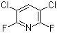 structure of CAS# 698-51-1, 3,5-二氯-2,6-二氟吡啶
