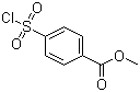 structure of CAS# 69812-51-7, 4-Chlorosulfonylbenzoic acid methyl ester