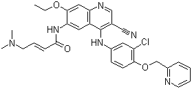 来那替尼分子结构 (CAS 698387-09-6)