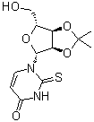 structure of CAS# 6984-55-0, 2',3'-O-异丙亚基-2-硫代尿苷
