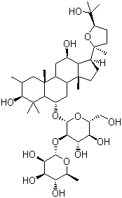 拟人参皂苷 F11分子结构 (CAS 69884-00-0)