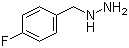(4-Fluorobenzyl)hydrazine molecular structure (CAS 699-05-8)