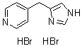 CAS 登录号：699020-93-4, 4-(1H-咪唑-4-基甲基)吡啶二氢溴酸盐