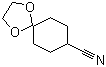 1,4-二氧杂螺[4.5]癸烷-8-甲腈分子结构 (CAS 69947-09-7)