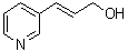 structure of CAS# 69963-46-8, 3-(3-Pyridyl)-2-propen-1-ol