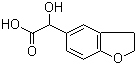 2,3-二氢-alpha-羟基-5-苯并呋喃乙酸分子结构 (CAS 69999-15-1)