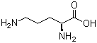 structure of CAS# 70-26-8, 鸟氨酸