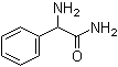 CAS # 700-63-0, DL-Phenylglycinamide, DL-Phenylglycine amide, DL-alpha-Phenylglycine amide, NSC 47695, alpha-Amino-alpha-phenylacetamide, (±)-alpha-Aminobenzeneacetamide, 2-Amino-2-phenylacetamide