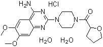 structure of CAS# 70024-40-7, Terazosin hydrochloride dihydrate