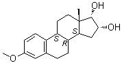 CAS # 7004-98-0, Epimestrol, 3-Methoxy)estra-1,3,5(10)-triene-16alpha,17alpha-diol, 3-Methoxy-17-epiestriol, NSC 55975, Org 817, Stimovul