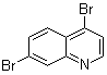 4,7-二溴喹啉分子结构 (CAS 700871-88-1)