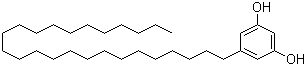 5-二十五烷基间苯二酚分子结构 (CAS 70110-61-1)