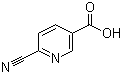 structure of CAS# 70165-31-0, 6-Cyanonicotinic acid