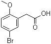 CAS 登录号：7017-48-3, 5-溴-2-甲氧基苯乙酸