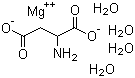 CAS 登录号：7018-07-7, DL-天门冬氨酸镁(四水)