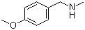 structure of CAS# 702-24-9, N-(4-甲氧基苄基)-N-甲胺