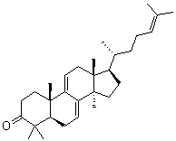 CAS 登录号：7020-52-2, 羊毛甾-7,9(11),24-三烯-3-酮