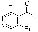 structure of CAS# 70201-42-2, 3,5-Dibromopyridine-4-carboxaldehyde