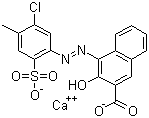 CAS # 7023-61-2, Pigment Red 48:2, C.I. 15865:2, Calcium 4-[(5-chloro-4-methyl-2-sulphonatophenyl)azo]-3-hydroxy-2-naphthoate