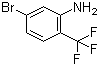 5-Bromo-2-(trifluoromethyl)aniline molecular structure (CAS 703-91-3)