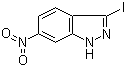 3-碘-6-硝基吲唑分子结构 (CAS 70315-70-7)