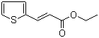 structure of CAS# 70326-81-7, (E)-Ethyl 3-(2-thienyl)acrylate