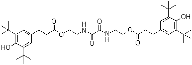 (3,5-二叔丁基-4-羟基苯基)丙酸草酰(二亚氨基-2,1-亚乙基酯)分子结构 (CAS 70331-94-1)