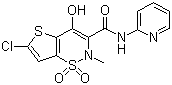 structure of CAS# 70374-39-9, Lornoxicam