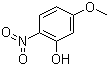 structure of CAS# 704-14-3, 5-甲氧基-2-硝基苯酚