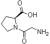 structure of CAS# 704-15-4, N-甘氨酰-L-脯氨酸