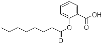 2-辛酰氧基苯甲酸分子结构 (CAS 70424-62-3)